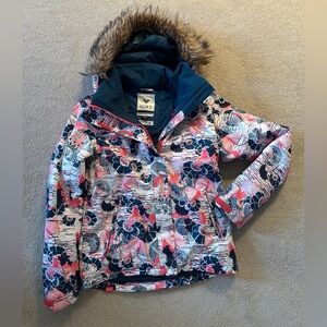 Girls Roxy Winter Coat Size Large